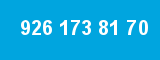 926 173 81 70 926 173 81 70